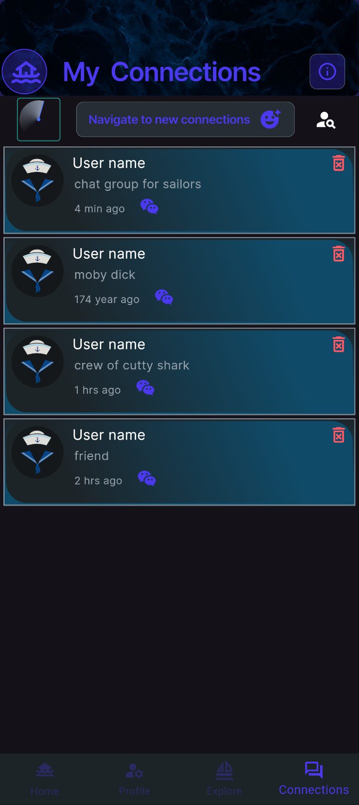 My connections